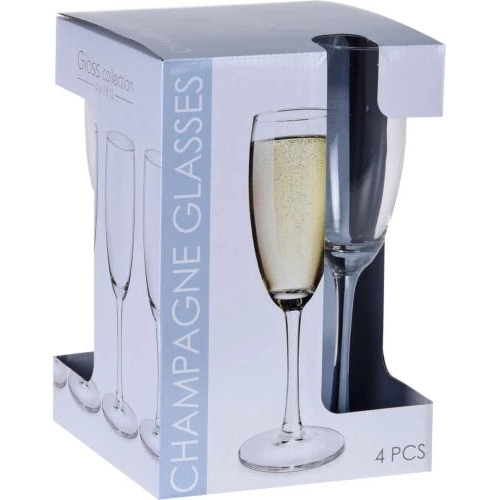 180ml Champagne Flutes 4pk