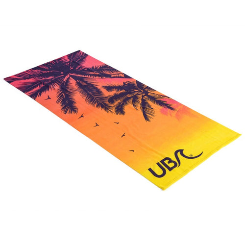 Urban Beach Sunset Microfibre Beach Towel 155 x 70cm | Lightweight & Quick Dry