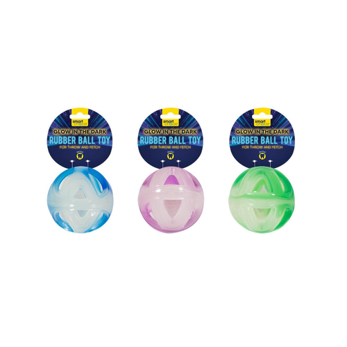 Glow In The Dark Rubber Dog Ball
