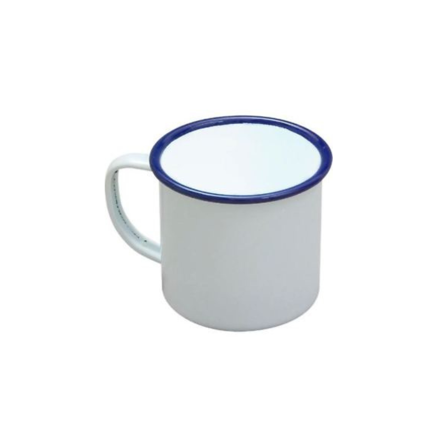 White Enamel Mug