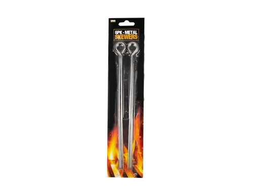 Metal BBQ Skewers (6 Pack)